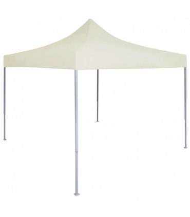 vidaXL Party Tent Folding Cream 291 x 291 x 315 cm Oxford Fabric — Model: without sidewall
