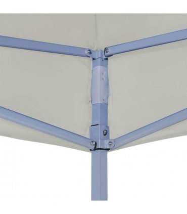 vidaXL Party Tent Folding Cream 291 x 291 x 315 cm Oxford Fabric — Model: without sidewall