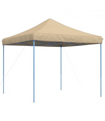 vidaXL Party Tent Folding Beige 292 x 292 x 315 cm Oxford Fabric — Model: without sidewall