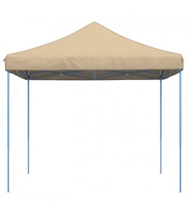 vidaXL Party Tent Folding Beige 292 x 292 x 315 cm Oxford Fabric — Model: without sidewall