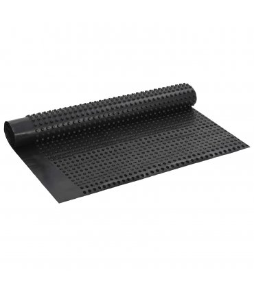 vidaXL Dimpled Drainage Sheet Black 1 x 20 m HDPE