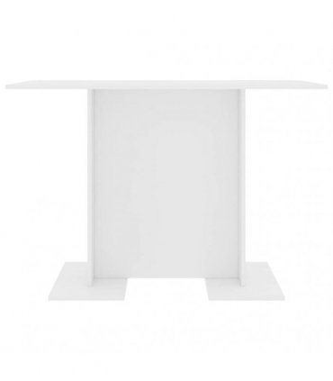 vidaXL Dining Table White 110x60x75 cm Engineered Wood
