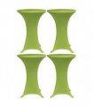vidaXL Stretch Table Cover 4 pcs 70 cm Green
