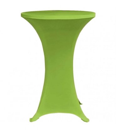 vidaXL Stretch Table Cover 4 pcs 70 cm Green