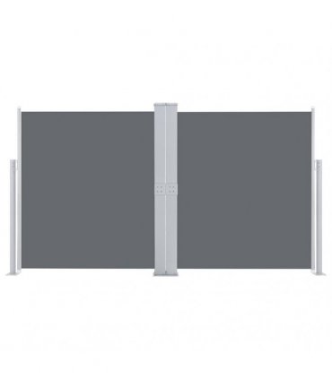 vidaXL Retractable Side Awning Anthracite 140x600 cm — Size: 140 x 600 cm — V0672154345