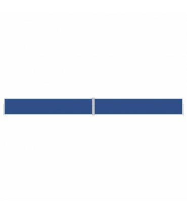 vidaXL Retractable Side Awning Blue 117x1200 cm — Size: 117 x 1200 cm