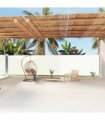 vidaXL Retractable Side Awning Cream 180x1200 cm — Size: 180 x 1200 cm — V0672154361