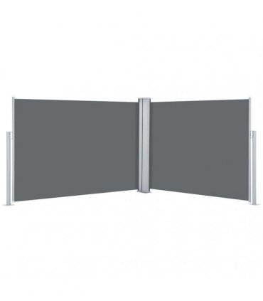 vidaXL Retractable Side Awning Anthracite 120x1000 cm — Size: 117 x 1000 cm