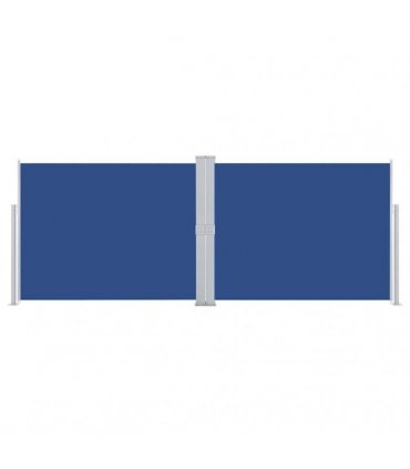vidaXL Retractable Side Awning Blue 140x1000 cm — Size: 140 x 1000 cm