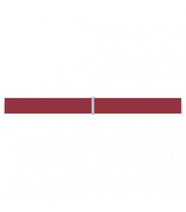 vidaXL Retractable Side Awning Red 117x1200 cm — Size: 117 x 1200 cm
