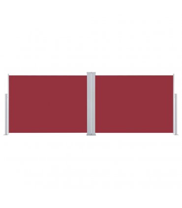 vidaXL Retractable Side Awning Red 120x1000 cm — Size: 117 x 1000 cm
