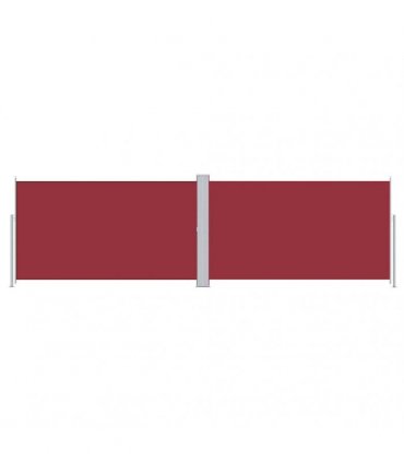vidaXL Retractable Side Awning Red 180x600 cm — Size: 180 x 600 cm
