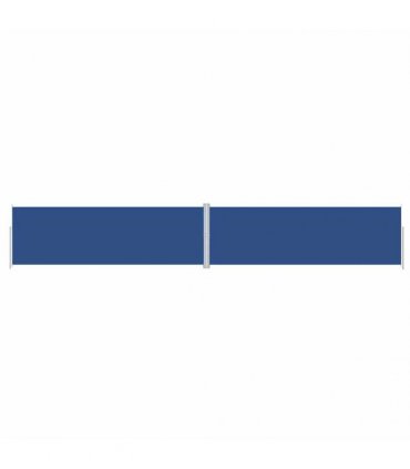 vidaXL Retractable Side Awning Blue 200x1200 cm — Size: 200 x 1200 cm