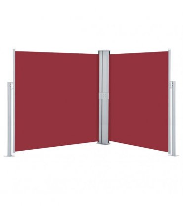 vidaXL Retractable Side Awning Red 140x600 cm — Size: 140 x 600 cm