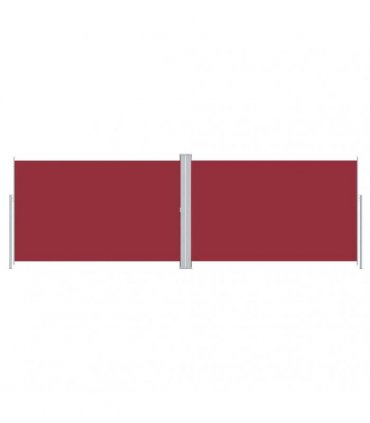 vidaXL Retractable Side Awning Red 220x600 cm — Size: 220 x 600 cm