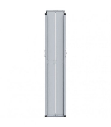vidaXL Retractable Side Awning Black 180x1200 cm — Size: 180 x 1200 cm