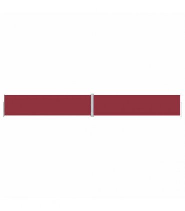 vidaXL Retractable Side Awning Red 160x1200 cm — Size: 160 x 1200 cm