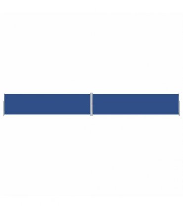 vidaXL Retractable Side Awning Blue 160x1200 cm — Size: 160 x 1200 cm