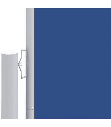 vidaXL Retractable Side Awning Blue 160x1200 cm — Size: 160 x 1200 cm