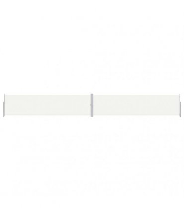 vidaXL Retractable Side Awning Cream 160x1200 cm — Size: 160 x 1200 cm — V0672154406
