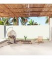 vidaXL Retractable Side Awning Cream 180x1000 cm — Size: 180 x 1000 cm — V0672154417