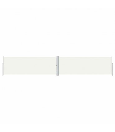 vidaXL Retractable Side Awning Cream 180x1000 cm — Size: 180 x 1000 cm — V0672154417