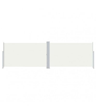 vidaXL Retractable Side Awning Cream 180x600 cm — Size: 180 x 600 cm — V0672154419