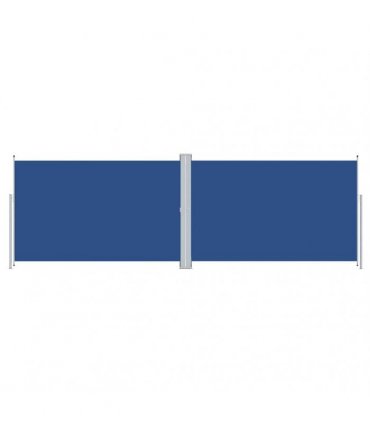vidaXL Retractable Side Awning Blue 200x600 cm — Size: 200 x 600 cm