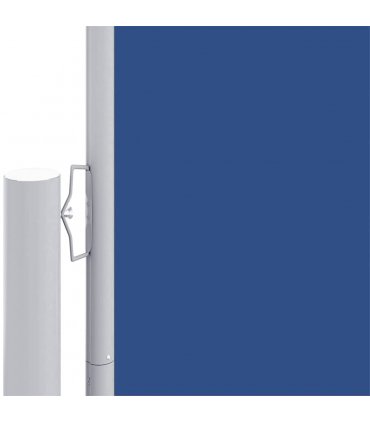 vidaXL Retractable Side Awning Blue 200x600 cm — Size: 200 x 600 cm
