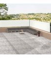 vidaXL Retractable Side Awning Cream 117x1200 cm — Size: 117 x 1200 cm