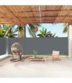 vidaXL Retractable Side Awning Anthracite 180x1000 cm — Size: 180 x 1000 cm — V0672154429