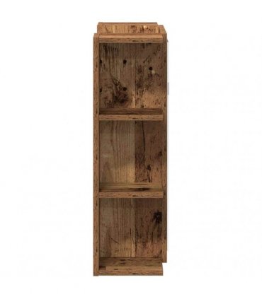 vidaXL Bathroom Mirror Cabinet Old Wood 80x20.5x64 cm Engineered Wood