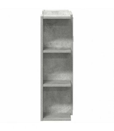 vidaXL Bathroom Mirror Cabinet Concrete Grey 80x20.5x64 cm Engineered Wood