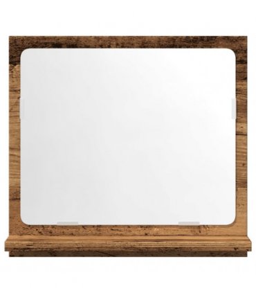 vidaXL Bathroom Mirror Cabinet Old Wood 40x11x37 cm Engineered Wood — Size: 40 x 11 x 37 cm