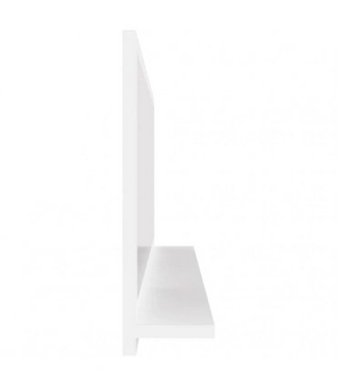 vidaXL Bathroom Mirror White 90x10.5x37 cm Engineered Wood — Size: 90 x 10.5 x 37 cm