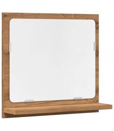vidaXL Bathroom Mirror Cabinet Artisan Oak 40x11x37 cm Engineered Wood — Size: 40 x 11 x 37 cm