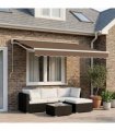 vidaXL Awning Replacement Fabric Beige 3 x 2.5 m Polyester
