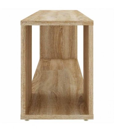 vidaXL TV Cabinet Sonoma Oak 100x24x32 cm Engineered Wood — Size: 100 x 24 x 32 cm