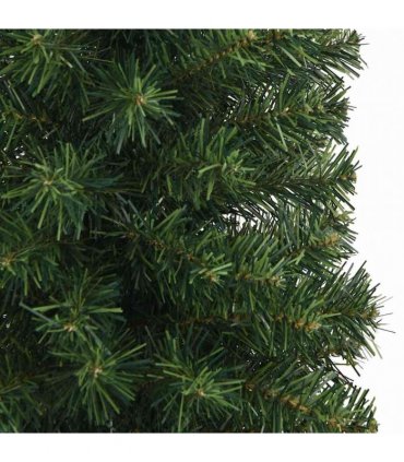 vidaXL Artificial Christmas Tree | Green | PVC | Slim — Size: 240 cm, Model: basic