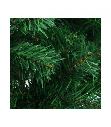 vidaXL Artificial Pre-lit Christmas Tree with Ball Set 180cm 564 Branches — Colour: green and rose, Size: 180 x 90 cm