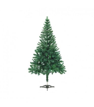 vidaXL Artificial Pre-lit Christmas Tree with Ball Set 120cm 230 Branches — Colour: green, Size: 120 x 65 cm