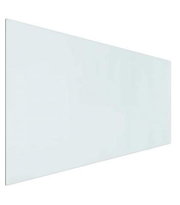 vidaXL Fireplace Glass Plate Transparent 120 x 60 cm Glass