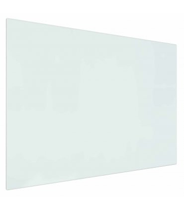 vidaXL Fireplace Glass Plate Transparent 80 x 60 cm Glass