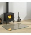 vidaXL Fireplace Glass Plate Transparent 80 x 60 cm Glass — V0672155625