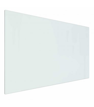 vidaXL Fireplace Glass Plate Transparent 80 x 50 cm Glass — V0672155627
