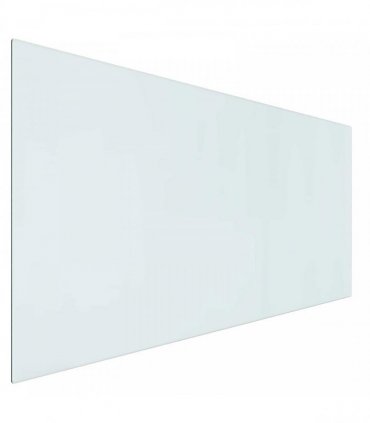 vidaXL Fireplace Glass Plate Transparent 120 x 60 cm Glass — V0672155628