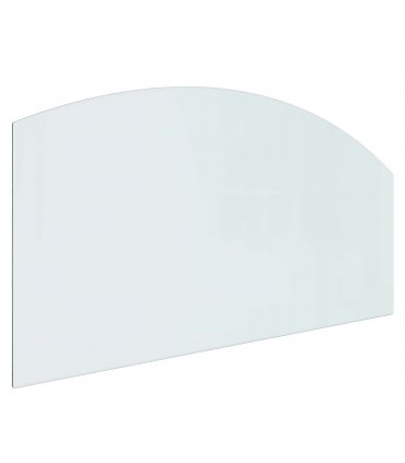 vidaXL Fireplace Glass Plate Transparent 120 x 60 cm Glass — V0672155643