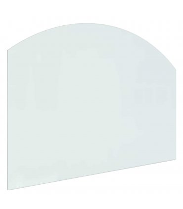 vidaXL Fireplace Glass Plate Transparent 80 x 60 cm Glass — V0672155644
