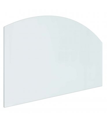 vidaXL Fireplace Glass Plate Transparent 100 x 60 cm Glass — V0672155645