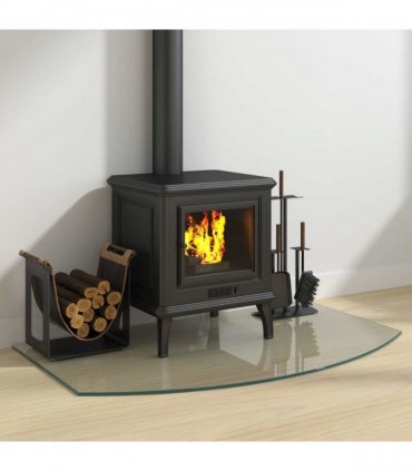 vidaXL Fireplace Glass Plate Transparent 100 x 60 cm Glass — V0672155649
